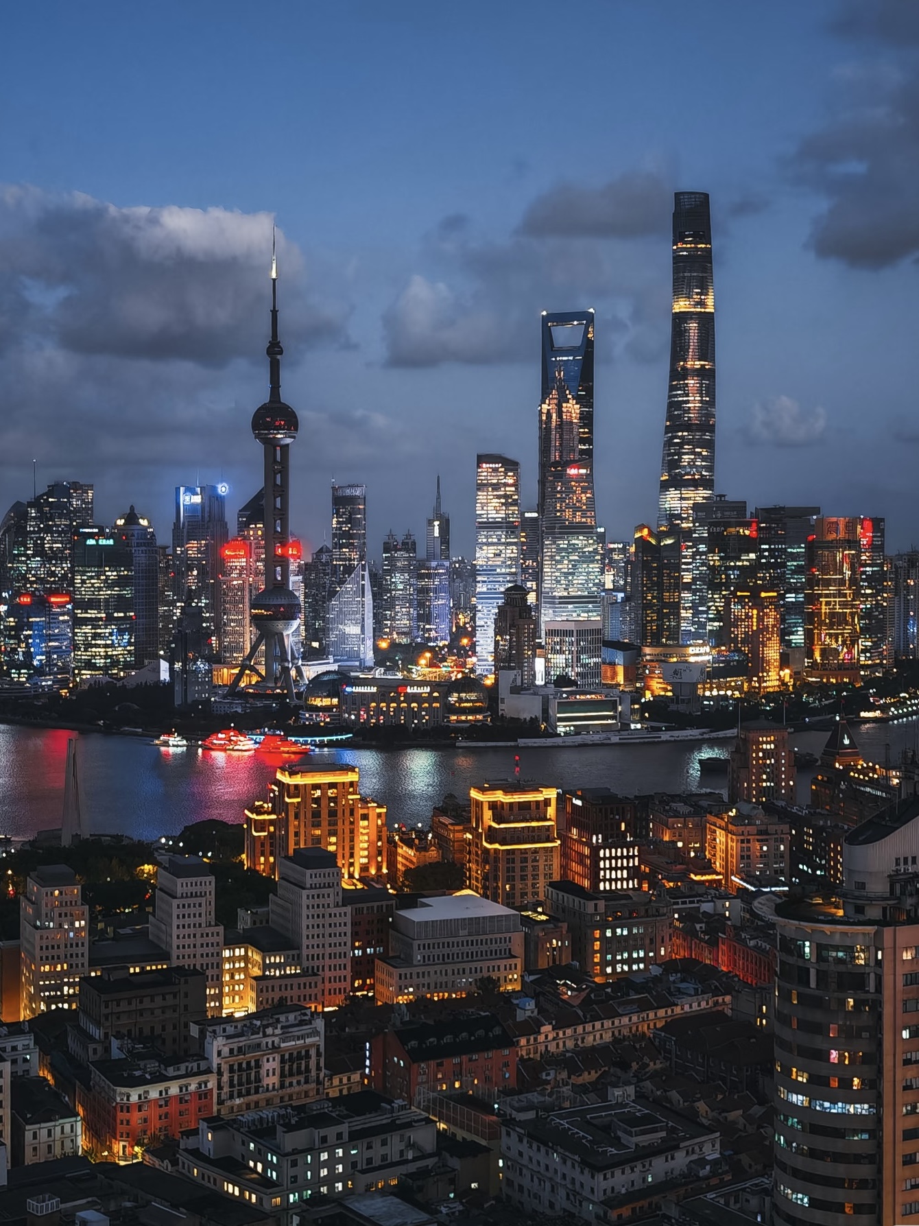 Chinese city and scenic landscape