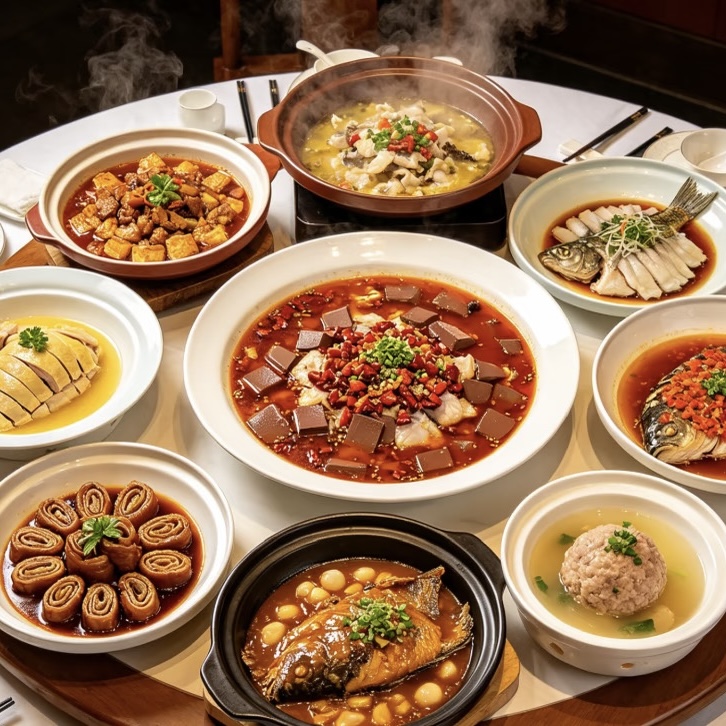 Chinese food and everyday local life